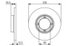 Тормозной диск DAEWOO Matiz передняя сторона 0,8-1,0 98 -10 PR2 BOSCH 0986479R81 (фото 1)