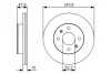 Тормозной диск HYUNDAI Getz 240,8 mm передняя сторона 1,1-1,6 02 -11 PR2 BOSCH 0986479S18 (фото 1)