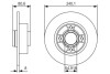 Тормозной диск RENAULT Clio / Megane / Modus / Twingo / Wind задняя сторона 1.2-2.0 02 - PR2 BOSCH 0986479S37 (фото 1)