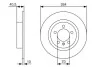 Тормозной диск OPEL Adam / Corsa задняя сторона 1,0-1,7 09 - PR2 BOSCH 0986479S88 (фото 1)
