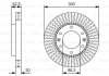 Тормозной диск DODGE / HYUNDAI H100 / H-1 / Starex передняя сторона 2,5 07 - 0986479T88
