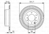 Тормозной диск PR2 MITSUBISHI Pajero задняя сторона 05 - - кратн. 1 шт 0986479T90