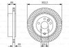 Тормозной диск 302 мм LAND ROVER Freelander II (FA) задняя сторона 2.0-3.2 06 - PR2 0986479U44