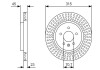 Тормозной диск BOSCH 0 986 479 U65 (фото 1)