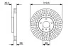 Тормозной диск INFINITI / NISSAN FX35 / FX / Maxima передняя сторона 3,5-4,5 02 -08 BOSCH 0986479V60 (фото 1)