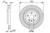 Тормозной диск FORD Explorer (USA) ''F'''11>> - кратн. 1 шт BOSCH 0986479W53 (фото 1)