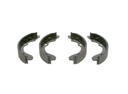 Тормозные колодки барабанные MAZDA 323 - 00 BOSCH 0986487417 (фото 1)