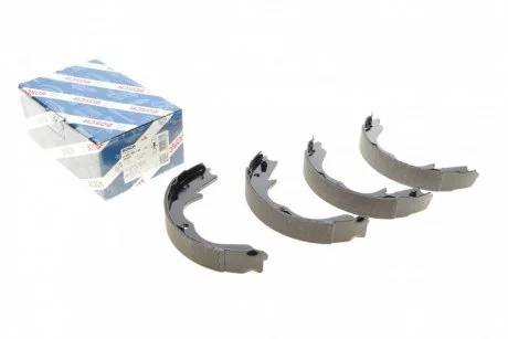 Тормозные колодки барабанные CITROEN / MITSUBISHI / PEUGEOT / SUBARU C-Crosser, Lancer, Outlander, 4007, Imprez BOSCH 0986487739