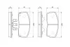 Гальмівні колодки, дискові BOSCH 0986493390 (фото 5)