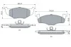 Тормозные колодки дисковые SEAT Arosa / SKODA Fabia / VW Polo / Lupo -07 BOSCH 0986494005 (фото 5)