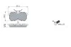 Тормозные колодки дисковые FORD Focus задняя сторона - 05 BOSCH 0986494011 (фото 5)