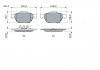 Тормозные колодки дисковые RENAULT Scenic / Laguna II передняя сторона - 07 BOSCH 0986494033 (фото 5)