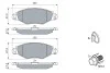 Тормозные колодки дисковые PEUGEOT 206 передняя сторона - 02 BOSCH 0986494039 (фото 5)