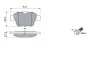 Комплект тормозных колодок с 4 шт. дисков BOSCH 0986494099 (фото 5)