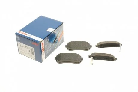 Тормозные колодки дисковые HYUNDAI // KIA Accent / i20 / i30 / Ceed / Rio задняя сторона 05 - BOSCH 0986494140