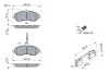 Гальмівні колодки CITROEN/FIAT/PEUGEOT Jumpy/Scudo/Expert "F "07>> BOSCH 0986494163 (фото 5)