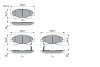 Колодки гальмівні дискові TOYOTA AURIS, AVENSIS передн. BOSCH 0 986 494 187 (фото 5)