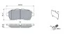 Колодки тормозные дисковые BOSCH 0986494195 (фото 5)