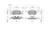 Тормозные колодки дисковые FORD Focus передняя сторона - 04 BOSCH 0986494284 (фото 5)