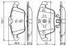 Тормозные колодки FORD Galaxy / Mondao / S-Max передняя сторона 06 - BOSCH 0986494342 (фото 7)