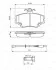 Комплект тормозных колодок с 4 шт. дисков BOSCH 0986494522 (фото 1)