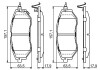 Гальмівні колодки SUBARU Legacy / Outback / Tribeca BOSCH 0986494679 (фото 7)