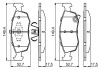 Гальмівні колодки дискові BOSCH 0986494687 (фото 7)