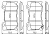 Гальмівні колодки INFINITI/NISSAN FX/G/370 "F "08>> BOSCH 0986494707 (фото 7)