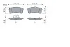 Гальмівні колодки дискові MERCEDES S63AMG \'\'R \'\'13>> BOSCH 0986494763 (фото 5)