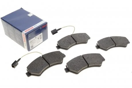 Тормозные колодки дисковые FIAT / CITROEN / PEUGEOT Ducato / Jumper / Ducato / Boxer передняя сторона 11 - BOSCH 0986494799