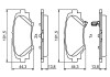 Тормозные колодки дисковые MAZDA 3 / Axela / CX-3 задняя сторона BOSCH 0986494803 (фото 7)