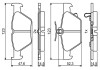 Гальмівні колодки дискові BOSCH 0986494836 (фото 7)