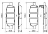 Тормозные колодки NISSAN Murano / Qashqai / X-Trail / Teana / Tiida задняя сторона 07 - BOSCH 0986494857 (фото 7)