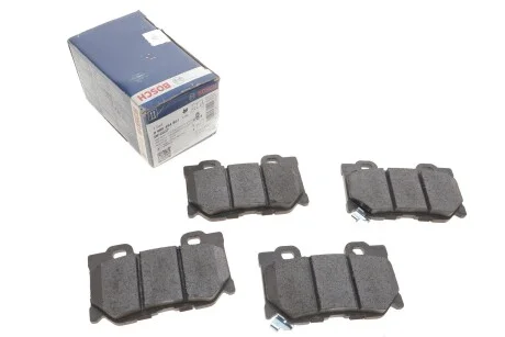Тормозные колодки дисковые INFINITI / NISSAN 370Z / FX / QX70 / M / G / Q50 / Q70 / Q60 задняя сторона BOSCH 0986494863