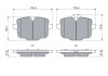 Гальмівні колодки дискові BMW 5(F10)/6(F12) "R "10>> BOSCH 0986494900 (фото 5)