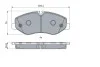 Гальмівні колодки дискові MERCEDES Vito W447 \'\'F \'\'14>> BOSCH 0986494914 (фото 5)