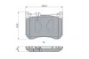 Гальмівні колодки, дискові BOSCH 0 986 494 968 (фото 8)