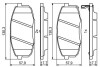 Гальмівні колодки дискові KIA Cee\'d \'\'F 1.4-1.6 \'\'07-12 BOSCH 0986494995 (фото 7)