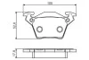 Тормозные колодки дисковые MERCEDES Vito R - 03 PR2 BOSCH 0986495074 (фото 1)