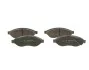 Тормозные колодки дисковые CITRON / FIAT / PEUGEOT передняя сторона PR2 BOSCH 0986495096 (фото 3)