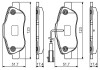 Гальмівні колодки дискові FIAT/CITROEN/PEUGEOT 500/Nemo/Bipper \'\'F "07>> PR2 BOSCH 0986495097 (фото 7)