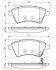 Тормозные колодки дисковые FIAT / SUZUKI Sedici / SX4 передняя сторона PR2 BOSCH 0986495101 (фото 2)