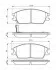 Тормозные колодки дисковые HYUNDAI Accent / Getz передняя сторона 1.5 CRDi 05 PR2 BOSCH 0986495221 (фото 2)