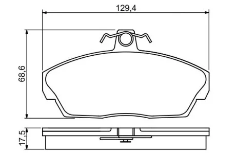 Фото 1 - тормозные колодки дисковые LAND ROVER Freelander передняя сторона 1,8-2,0 98 -06 PR2 BOSCH 0986495228 Тормозные колодки дисковые LAND ROVER Freelander передняя сторона 1,8-2,0 98 -06 PR2 BOSCH 0986495228 (фото 1)
