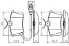 Гальмівні колодки дискові SEAT/VW Ibiza/Polo 1.2-1.9TDI - 07 PR2 BOSCH 0986495239 (фото 7)