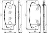 Тормозные колодки дисковые HYUNDAI / KIA i30 / Ceed передняя сторона 12 - BOSCH 0986495337 (фото 5)