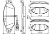 Гальмівні колодки дискові BOSCH 0986495350 (фото 7)