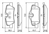 Гальмівні колодки дискові MINI Cooper/One \'\'R \'\'14>> BOSCH 0986495400 (фото 5)