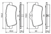 Тормозные колодки дисковые MB A / CLA / GLA / SLK / SLC-Klasse задняя сторона 13 - BOSCH 0986495403 (фото 5)