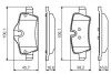 Тормозные колодки дисковые MINI Cooper / One \'\' R \'\'14 >> BOSCH 0986495427 (фото 1)
